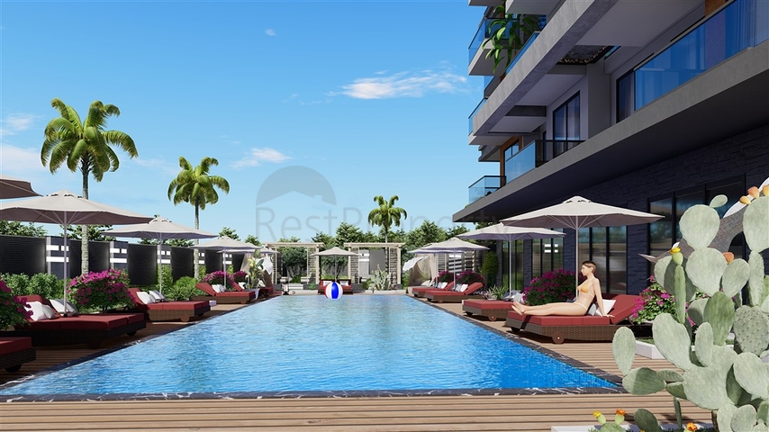 شقق بالاقساط ضمن مجمع قيد الانشاء - منطقة افسلار / الانيا 