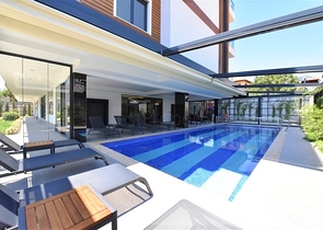 جانب شاطئ كليوباترا - شقة غرفتين وصالة - مجمع فاخر - مركز مدينة الانيا 