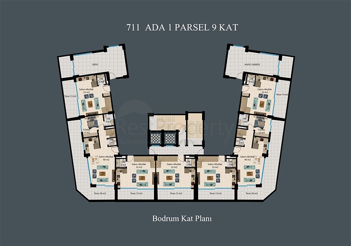 شقق للبيع بالاقساط في الانيا - مجمع حديث قيد الانشاء في ديمرتاش / الانيا 