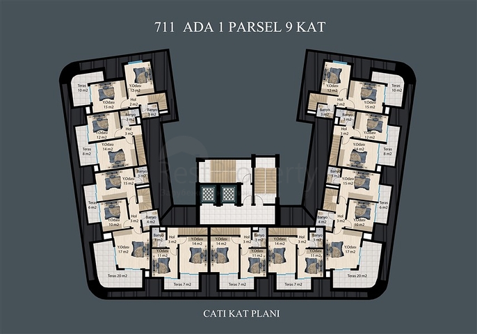 شقق للبيع بالاقساط في الانيا - مجمع حديث قيد الانشاء في ديمرتاش / الانيا 