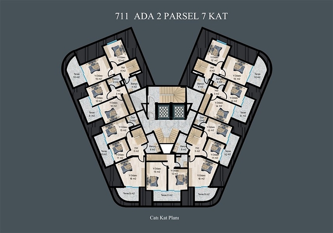 شقق للبيع بالاقساط في الانيا - مجمع حديث قيد الانشاء في ديمرتاش / الانيا 