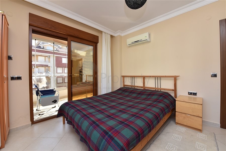 شقة اطلالة بحر في اوبا - تصميم غرفة وصالة مفروشة -ضمن مجمع - اوبا / الانيا 