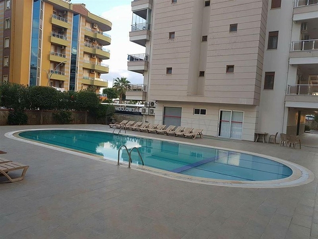 شقة اطلالة بحر في اوبا - تصميم غرفة وصالة مفروشة -ضمن مجمع - اوبا / الانيا 