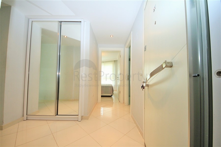 عقارات اوبا - شقة غرفتين وصالة ضمن مجمع حديث -قريب من البحر - في اوبا / الانيا 