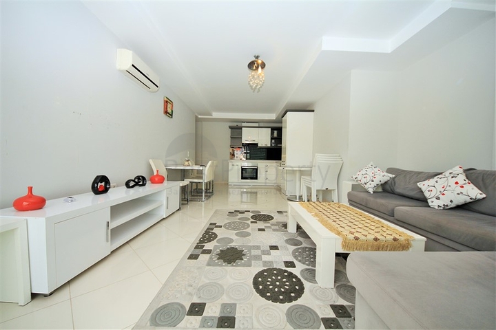 عقارات اوبا - شقة غرفتين وصالة ضمن مجمع حديث -قريب من البحر - في اوبا / الانيا 