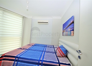 عقارات اوبا - شقة غرفتين وصالة ضمن مجمع حديث -قريب من البحر - في اوبا / الانيا 