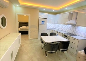 شقة غرفتين وصالة مفروشة -مجمع حديث -في محمودلار/ الانيا 