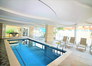 قريبة من البحر - شقة غرفة وصالة مفروشة -ضمن مجمع فاخر - محمودلار / الانيا 