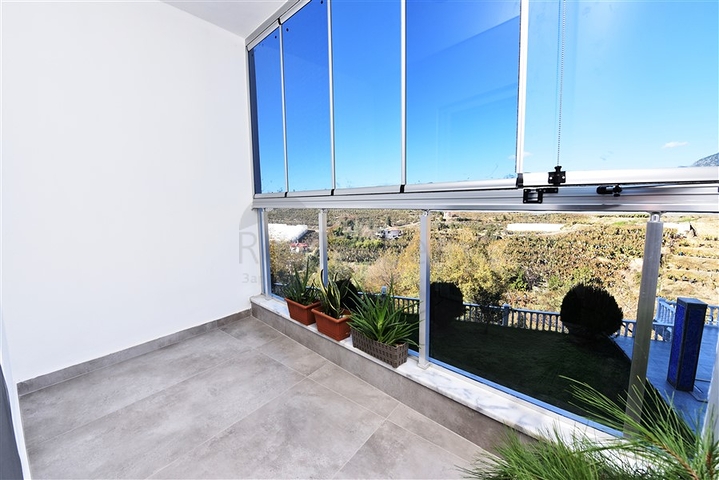 اطلالة جبلية - شقة غرفة وصالة مفروشة -ضمن مجمع حديث - كارجيجاك / الانيا 