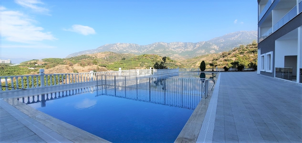 اطلالة جبلية - شقة غرفة وصالة مفروشة -ضمن مجمع حديث - كارجيجاك / الانيا 