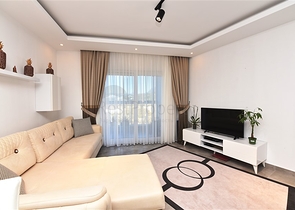 اطلالة جبلية - شقة غرفة وصالة مفروشة -ضمن مجمع حديث - كارجيجاك / الانيا 