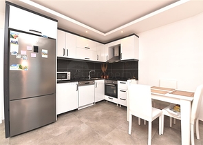 اطلالة جبلية - شقة غرفة وصالة مفروشة -ضمن مجمع حديث - كارجيجاك / الانيا 