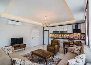 شقة عائلية واسعة -3 غرف وصالة -مفروشة -ضمن مجمع حديث - في محمودلار / الانيا 