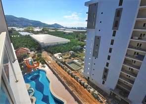 شقة غرفة وصالة في محمودلار - مفروشة ضمن مجمع حديث - الانيا 