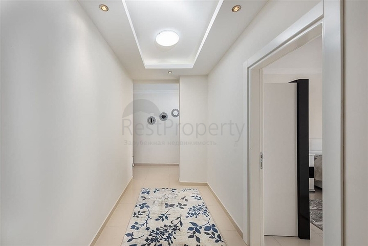 تراس واسع - شقة غرفتين وصالة مفروشة -ضمن مجمع حديث في كاستل / الانيا 