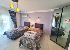 اطلالة بحر -دوبلكس 3 غرف وصالة مفروشة -في محمودلار / الانيا 