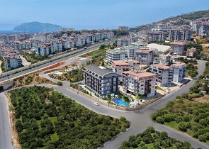 شقق للبيع بالاقساط في الانيا - مجمع قيد الانشاء في اوبا 