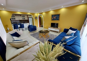 شقة غرفتين وصالة مفروشة -قريبة من البحر - في محمودلار / الانيا 