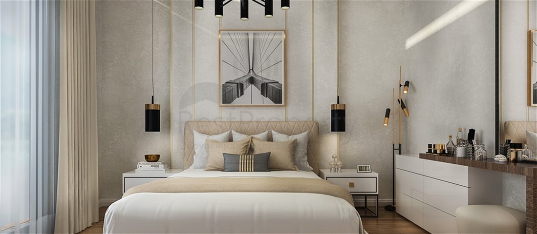 في احضان الطبيعة -شقة غرفة وصالة ضمن مجمع سكني حديث -افسلار / الانيا 