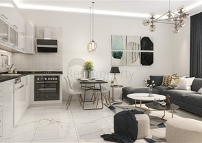 في احضان الطبيعة -شقة غرفة وصالة ضمن مجمع سكني حديث -افسلار / الانيا 