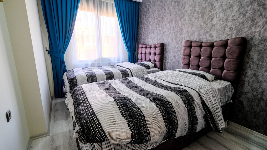 اطلالة بحر - شقة غرفتين وصالة ضمن مجمع حديث - محمودلار/ الانيا