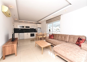 قريبة من شاطئ كليوباترا - شقة غرفة وصالة مفروشة -ضمن مجمع فاخر -الانيا سنتر 