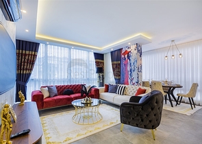 جانب شاطئ كليوباترا - شقة 2 غرفة وصالة ضمن بناء حديث - في مركز الانيا 