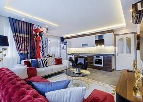 جانب شاطئ كليوباترا - شقة 2 غرفة وصالة ضمن بناء حديث - في مركز الانيا 