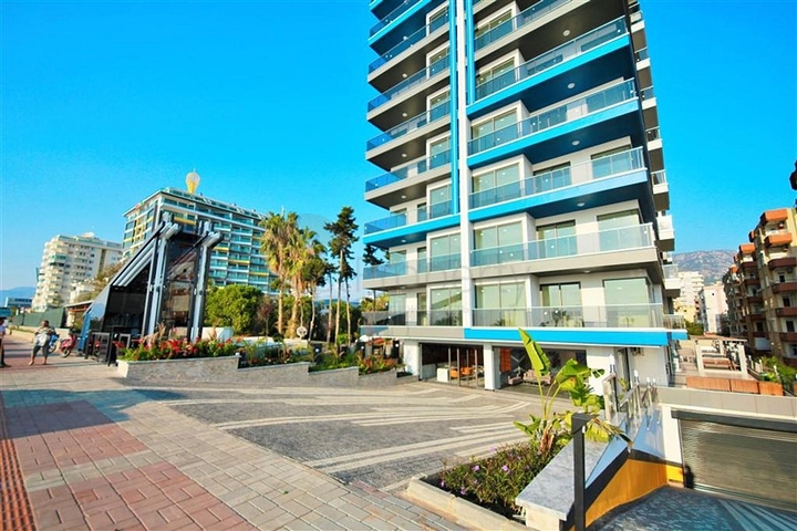 اطلالة بحر - شقة غرفة وصالة مفروشة -مجمع فاخر -في محمودلار/ الانيا