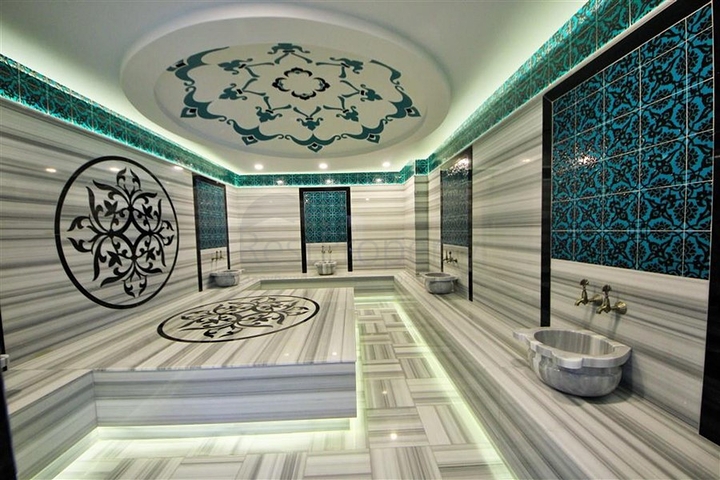 اطلالة بحر - شقة غرفة وصالة مفروشة -مجمع فاخر -في محمودلار/ الانيا