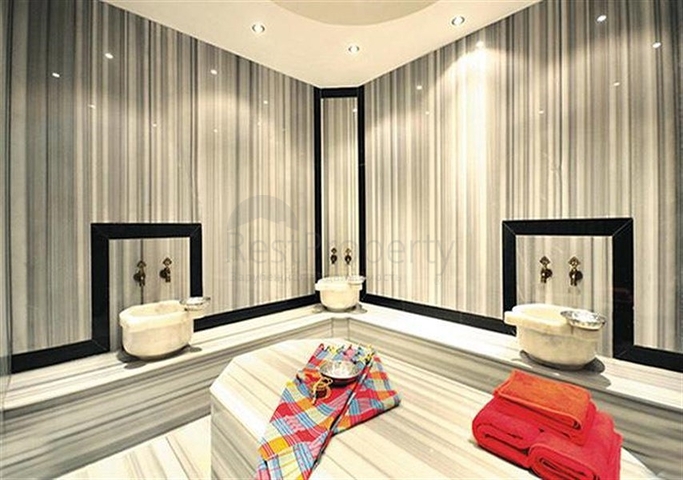 اطلالة بحر -شقة غرفتين وصالة مع تراس واسع -ضمن مجمع سكني في افسلار / الانيا 