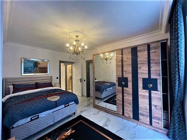 اثاث انيق - شقة غرفتين وصالة ضمن مجمع -في توسمور / الانيا 