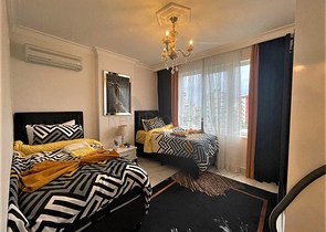 اثاث انيق - شقة غرفتين وصالة ضمن مجمع -في توسمور / الانيا 