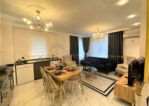 اثاث انيق - شقة غرفتين وصالة ضمن مجمع -في توسمور / الانيا 