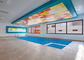 جانب المشفى الحكومي في الانيا - شقة 2 غرفة وصالة ضمن مجمع حديث في اوبا / الانيا 