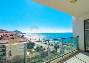 اطلالة بحر مباشرة - شقة غرفة وصالة مفروشة - مجمع حديث - في محمودلار / الانيا 