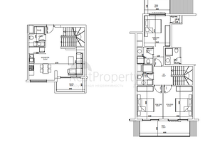 مجمع فاخر - دوبلكس 3 غرف وصالة -في افسلار / الانيا 