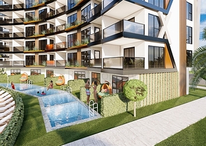 نظام فندقي - شقق بالاقساط ضمن مجمع حديث -في مدينة الانيا 