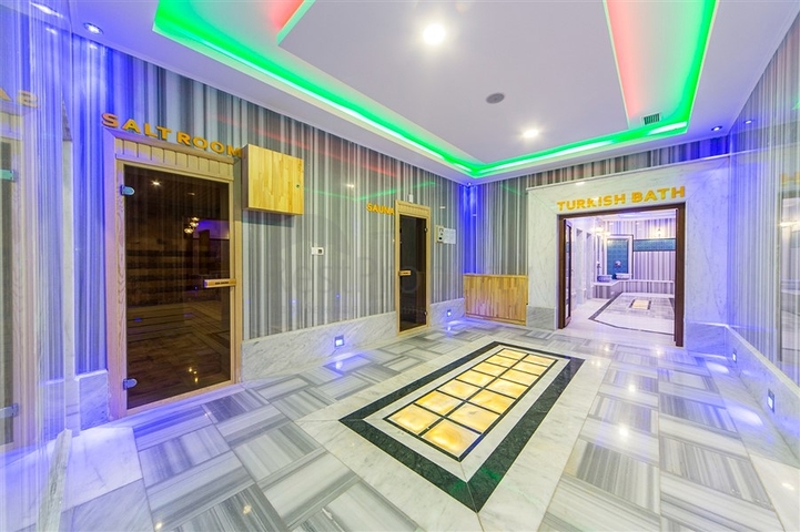 اطلالة بحر - شقة غرفة وصالة - ضمن مجمع فاخر -في كاستل / الانيا 