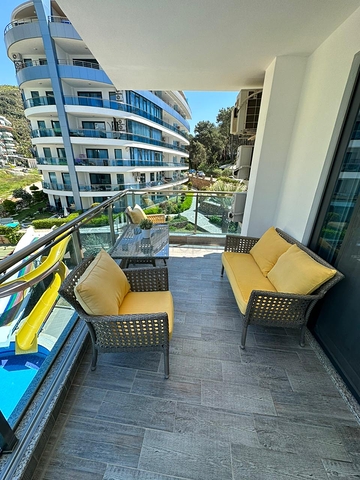 اطلالة بحر - شقة 2 غرفة وصالة -ضمن مجمع حديث -  كارجيجاك / الانيا 