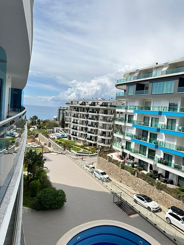 اطلالة بحر - شقة 2 غرفة وصالة -ضمن مجمع حديث -  كارجيجاك / الانيا 