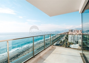 شقة فاخرة على البحر مباشرة - غرفتين وصالة -ضمن مجمع جديد - محمودلار / الانيا 