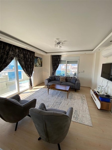 اطلالة بحر - دوبلكس واسعة مفروشة - في محمودلار / الانيا 