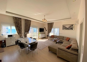 اطلالة بحر - دوبلكس واسعة مفروشة - في محمودلار / الانيا 