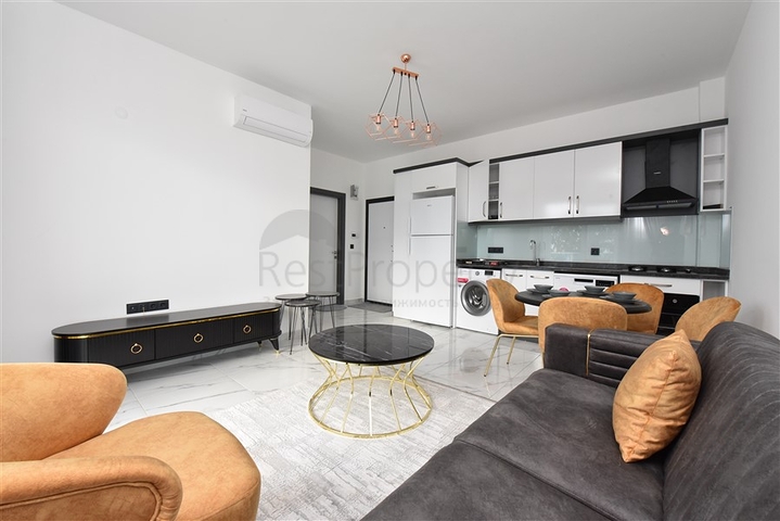 اطلالة بحر مباشرة -شقة غرفة وصالة ضمن مجمع جديد - في كارجيجاك / الانيا 