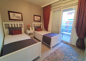 شقق غرفتين وصالة مفروشة -مجمع سكني قريب من البحر - في محمودلار / الانيا