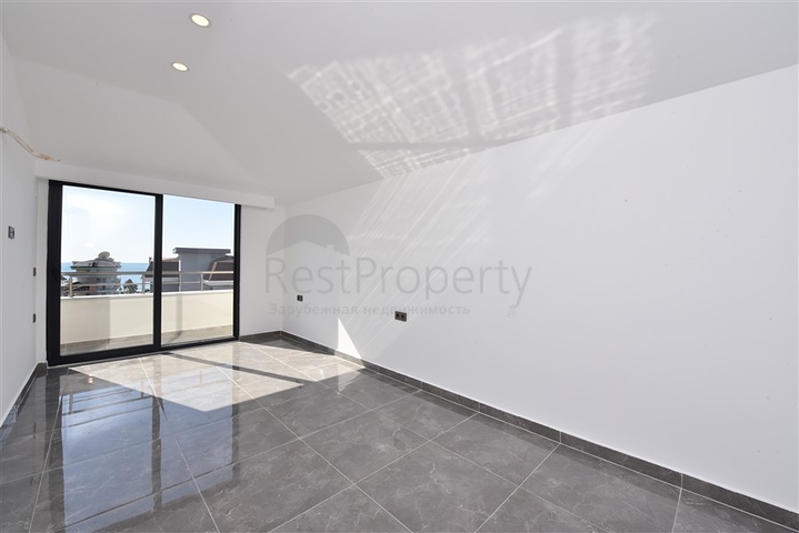 اطلالة بحر - دوبلكس غرفتين وصالة في كاستل / الانيا 