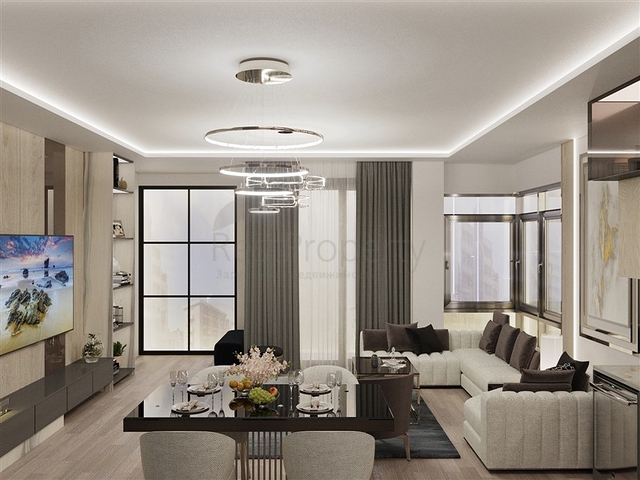 شقة ضمن بناء جديد في مركز الانيا - تصميم 2 غرفة وصالة .