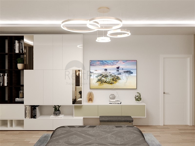 شقة ضمن بناء جديد في مركز الانيا - تصميم 2 غرفة وصالة .