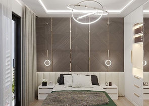 شقة ضمن بناء جديد في مركز الانيا - تصميم 2 غرفة وصالة .